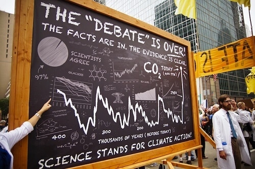 Scientists at the 2014 Peoples Climate March in NewYork