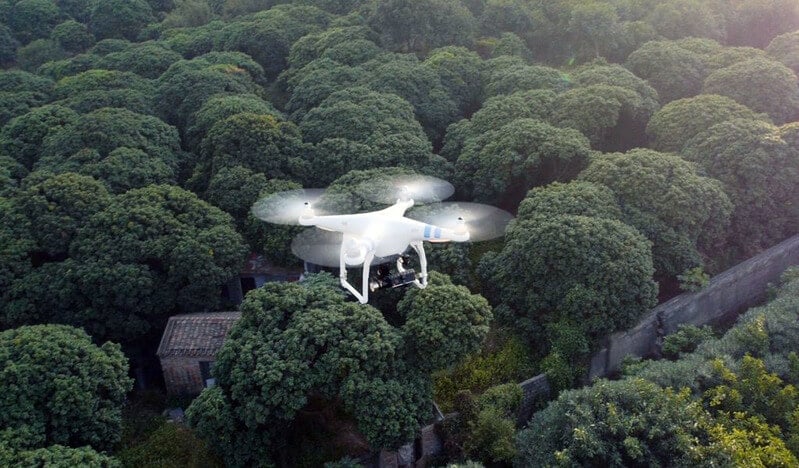 Drone Surveying Land