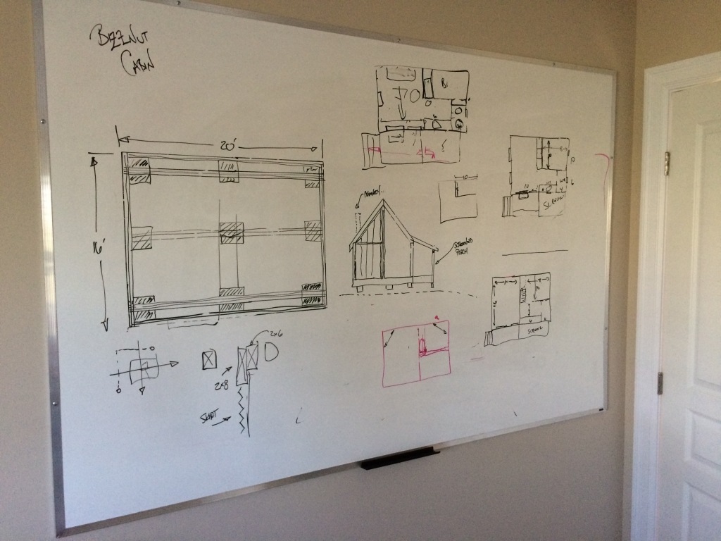 The Off Grid Cabin-Floor-Plans-hand-drawn-2