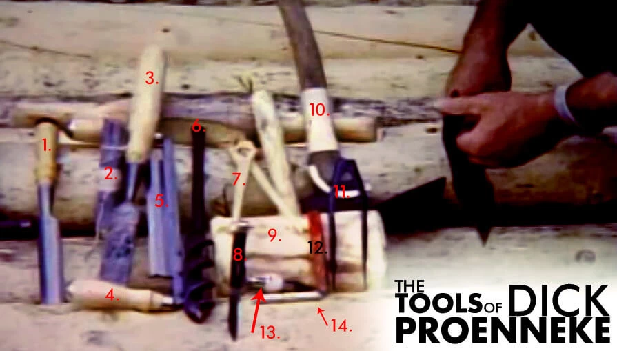14 Tools of Dick Proenneke