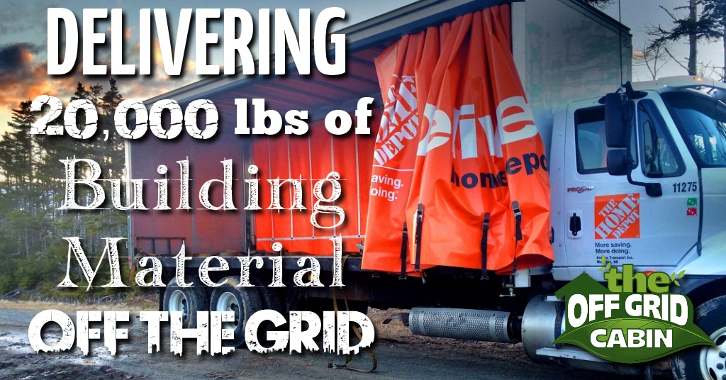 Delivering Building Materials off the grid