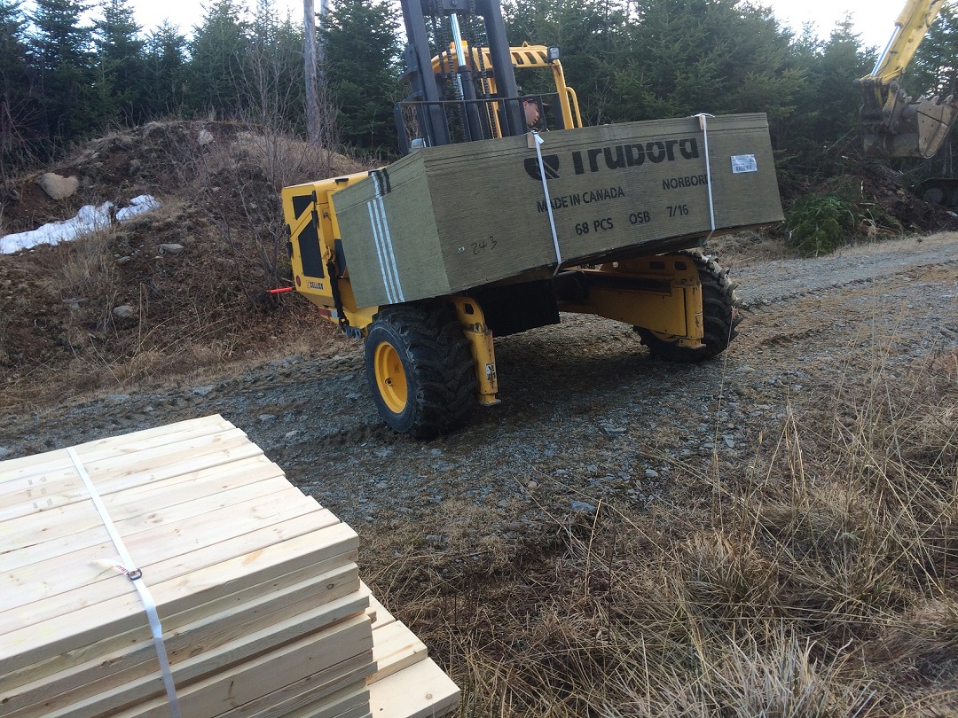 Delivering 20,000 Lbs Of Off Grid Cabin Building Materials - Refurbished Materials For Off-Grid Apartment Construction