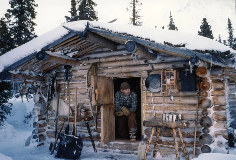 Richard Dick Proenneke and his Cabin