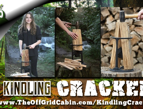 The Kindling Cracker is the easiest and safest way to chop wood