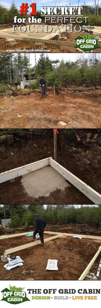 The Secret To A Perfect Cabin Foundation Pinterest Image