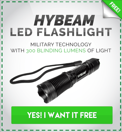 HyBeam Flashlight The Off Grid Cabin