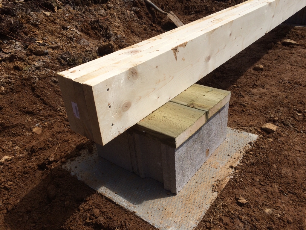 Beam and footing