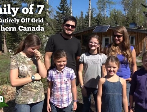 Family of 7 Living Entirely Off Grid in Northern Canada