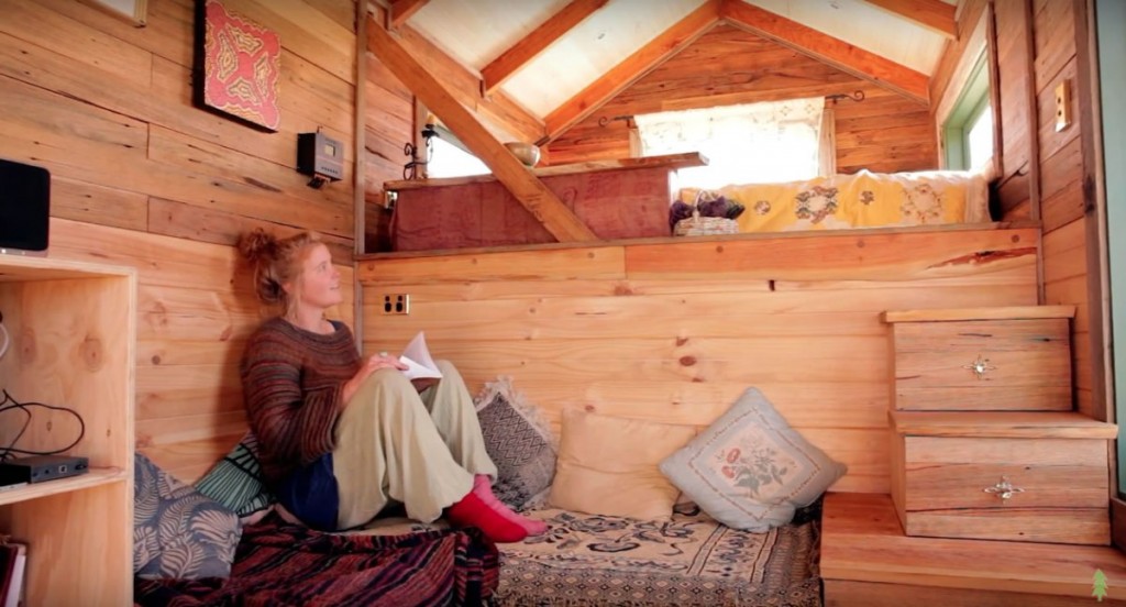 The Off Grid Handmade-House-Truck-Living-Room