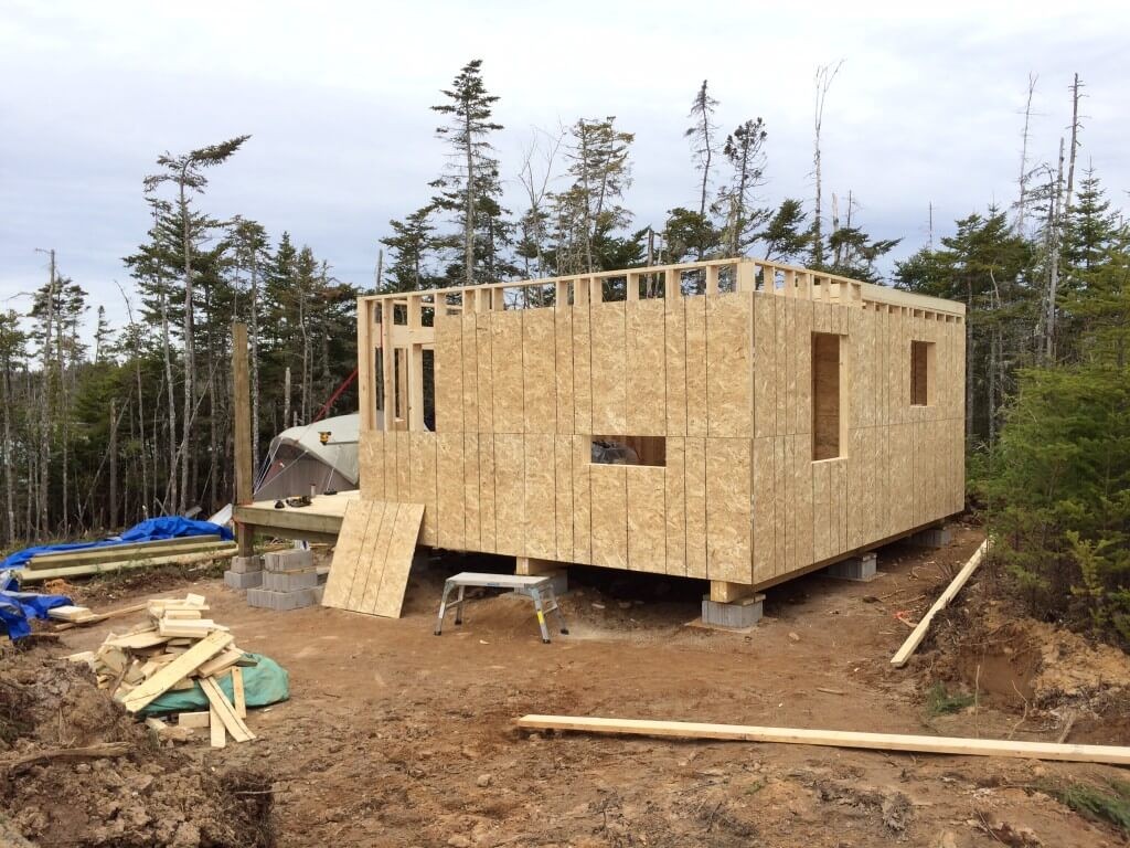 Framing The Off Grid Cabin Sheathing