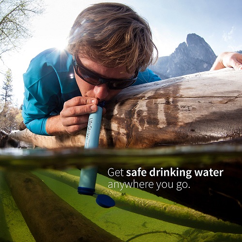 LifeStraw Personal Water Filter for Hiking, Camping, Travel and Emergency Preparedness
