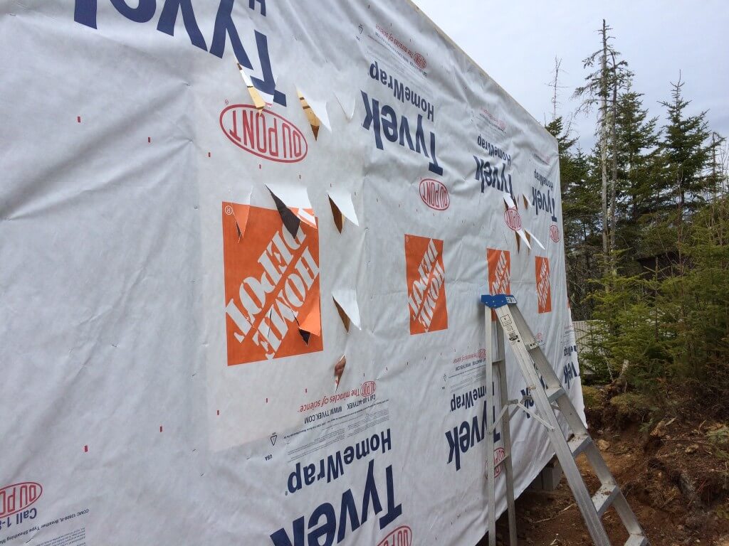 Tyvek Holes Rear