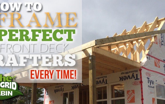 How To Frame Perfect Front Deck Rafters Every Time