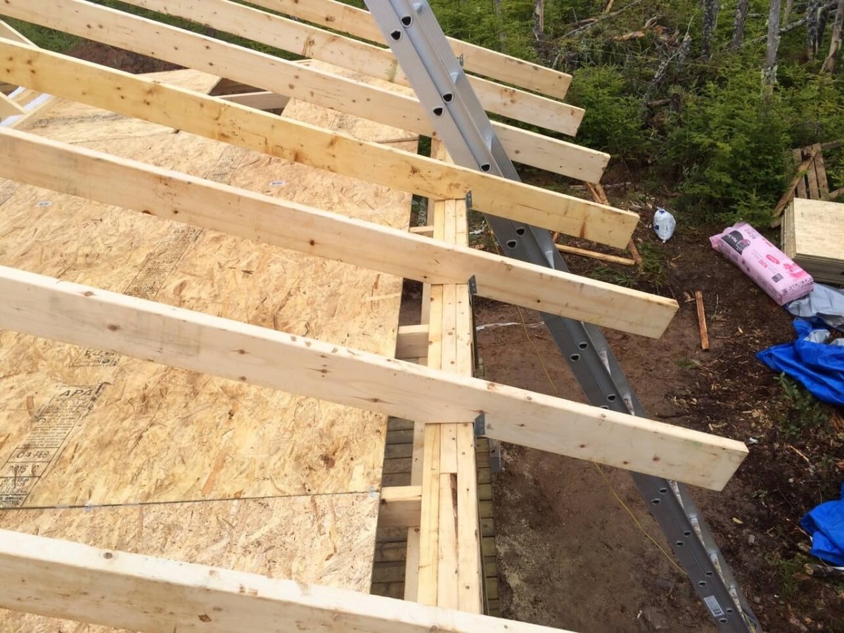 Building The Perfect Rafter Part IV: Installing The Front Deck Rafters