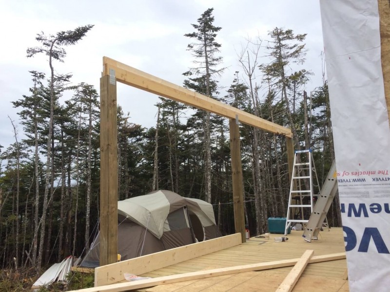 Building The Perfect Rafter Part III: The Front Deck Header & Ceiling ...