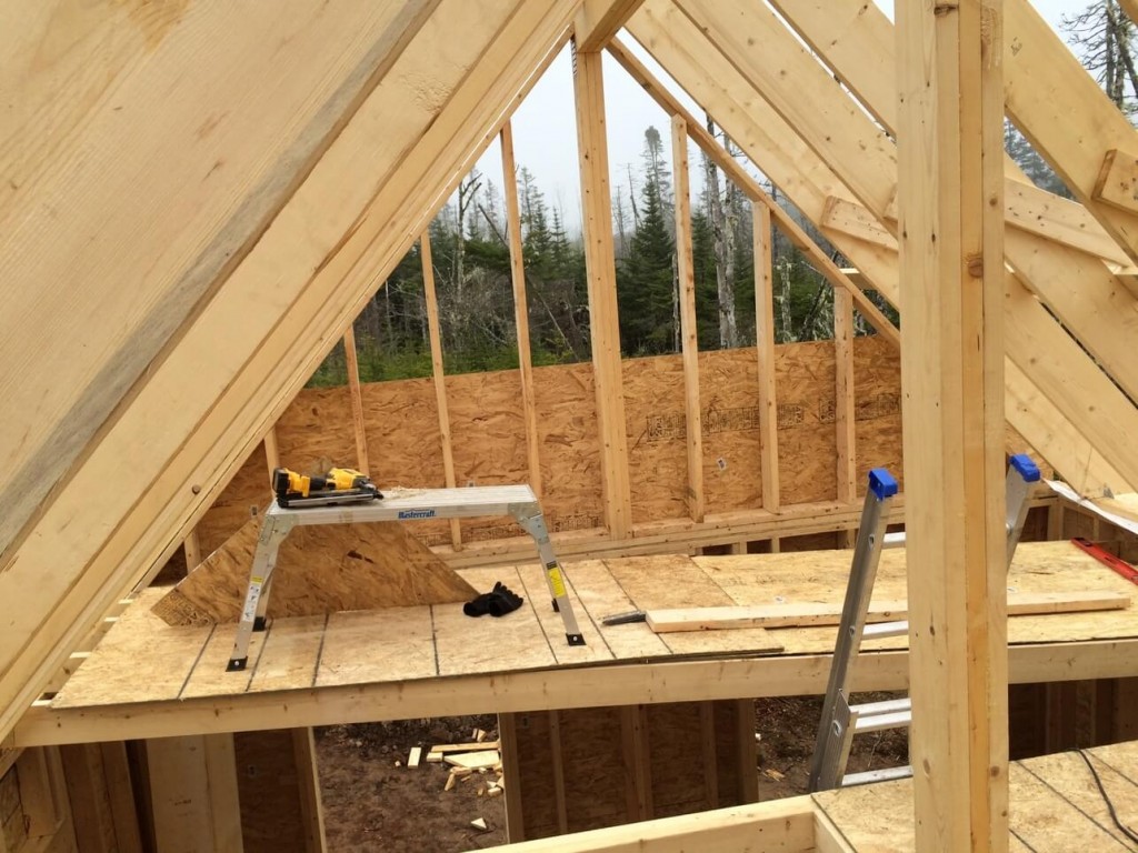 The-Off-Grid-Cabin-Gable-End-Framed-with-OSB