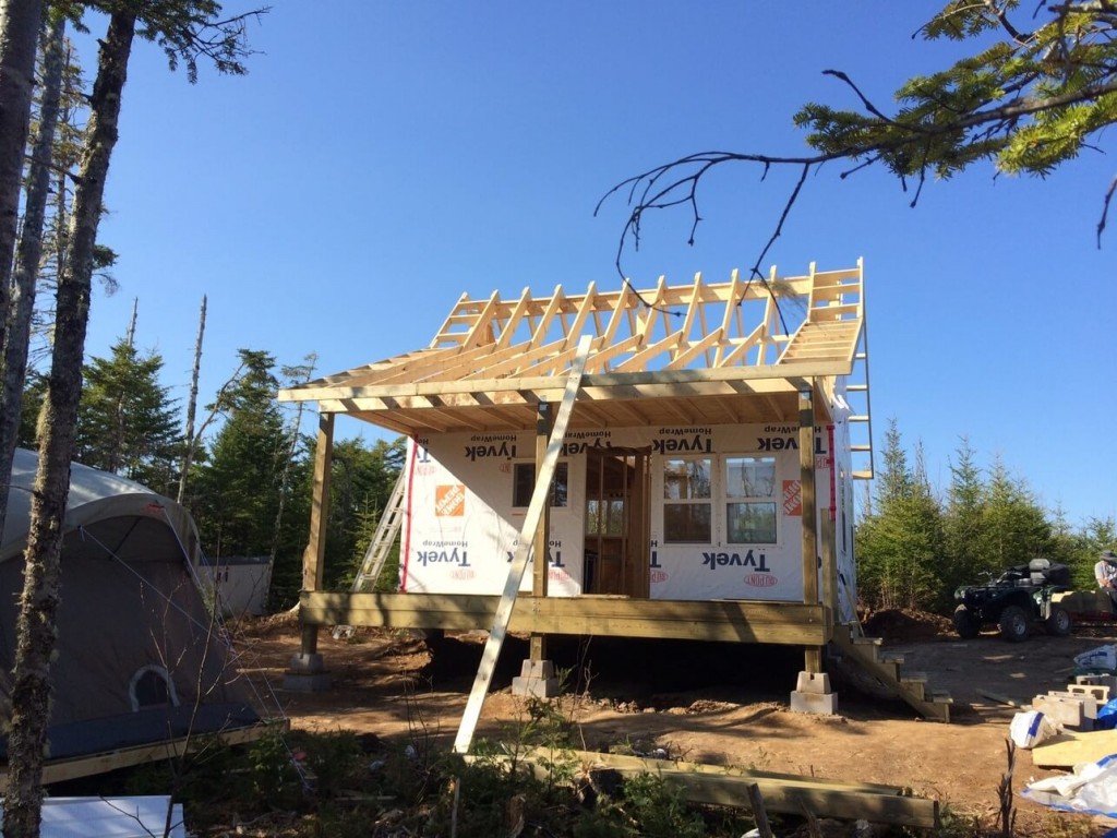 The-Off-Grid-Cabin-Roof-Ladders-Complete-Front