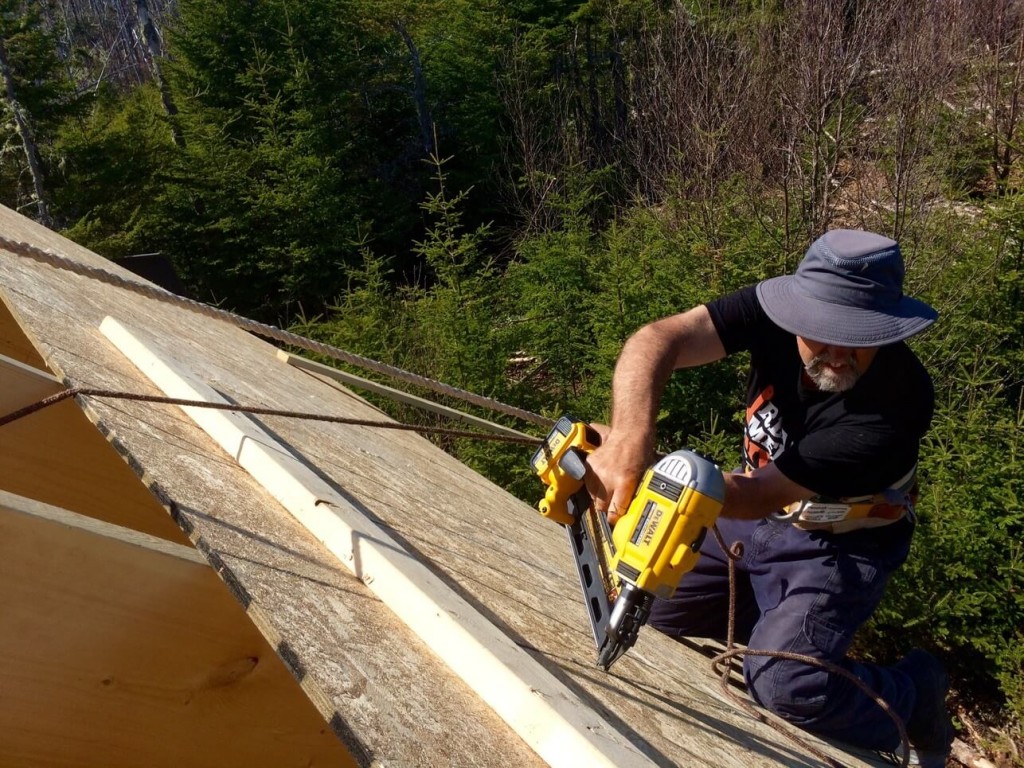 The-Off-Grid-Cabin-Roof-OSB-Sheathing-Rear-Cabin-Nailing-2