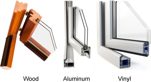 Aluminum Wood Vinyl Windows