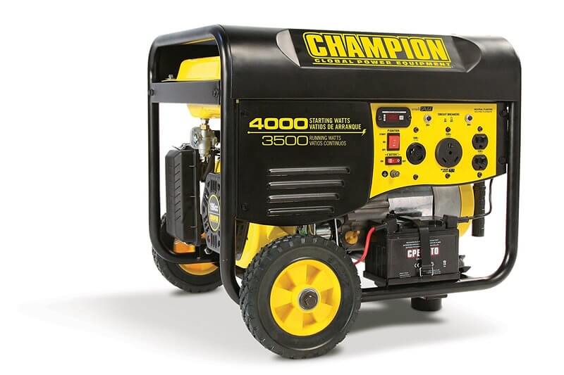 Champion 3800-Watt Dual Fuel RV Ready Portable Generator with Electric Start