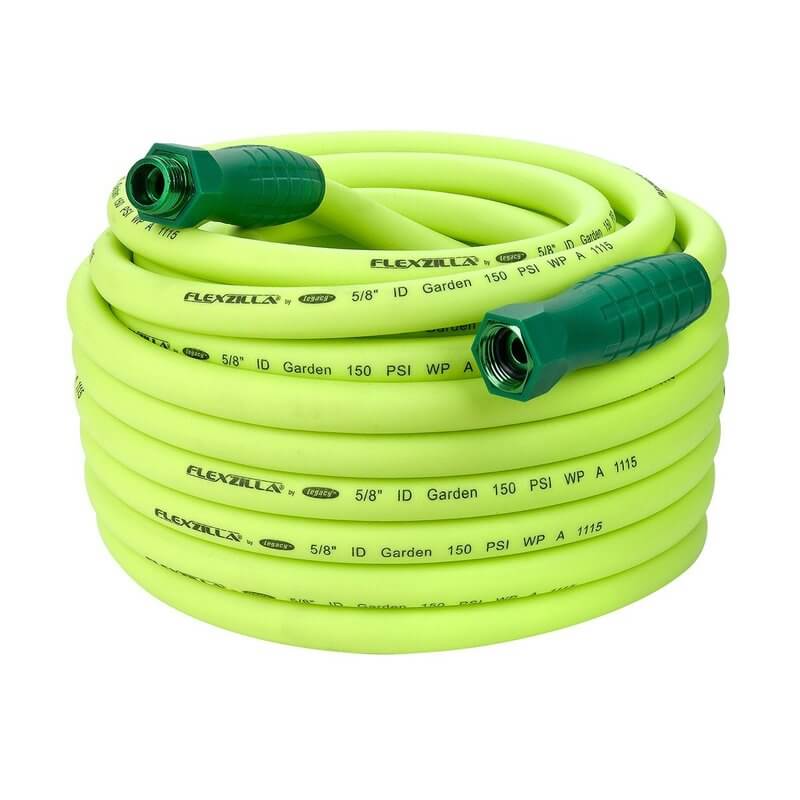 Flexzilla Garden Hose with SwivelGrip 5 8 inch x 75 ft, Heavy Duty, Lightweight, Drinking Water Safe