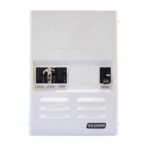 Magnum Energy MPSL250-30D MPSL Series Magnum Panel Single Low Power with 250A (fits 24 VDC models) DC Breaker, with 30A Dual Pole AC Input Breaker