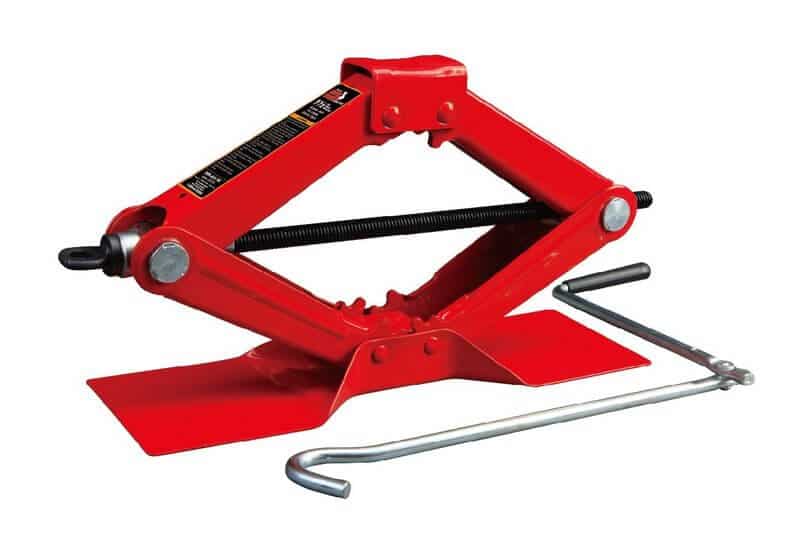 Torin Big Red Steel Scissor Jack, 1.5 Ton (3,000 lb) Capacity