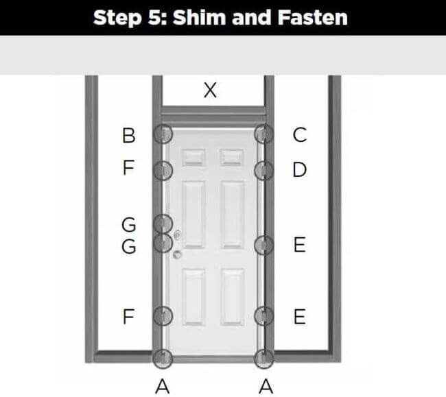 5 Door_Installation_Shim_And_Fasten