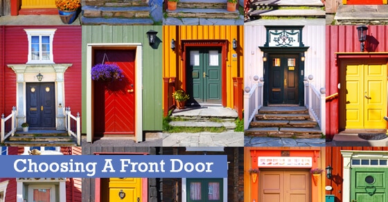 Choosing A Front Door