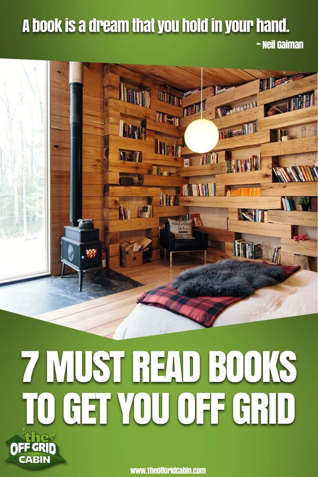 7 must read books to get you off grid