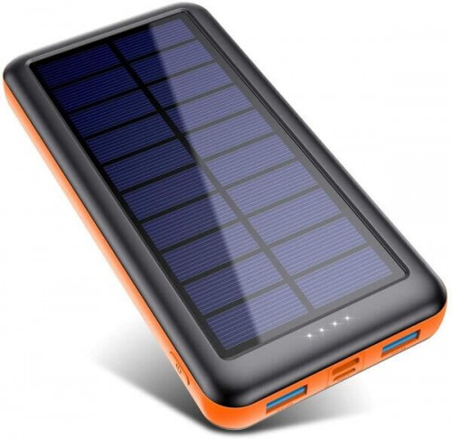 Solar Charger 26800mAh, Portable Charger Ultra High Capacity Solar Power Bank 2