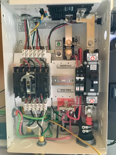 the off grid cabin solar system inverter wiring 1