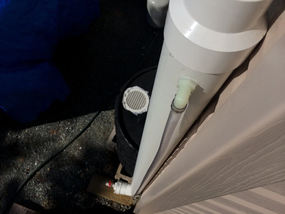 The Off Grid Cabin Rain Water Harvest First Flush 6
