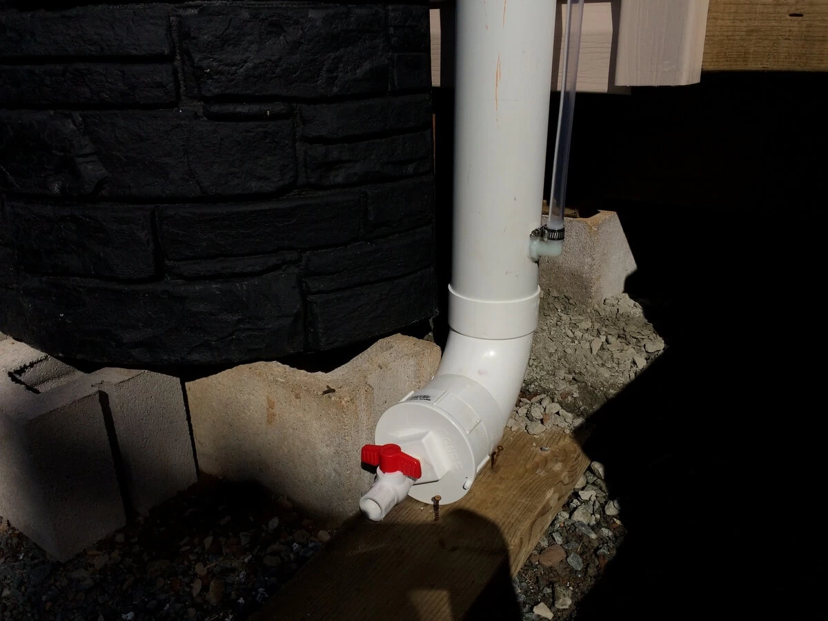 The Off Grid Cabin Rain Water Harvest First Flush 8