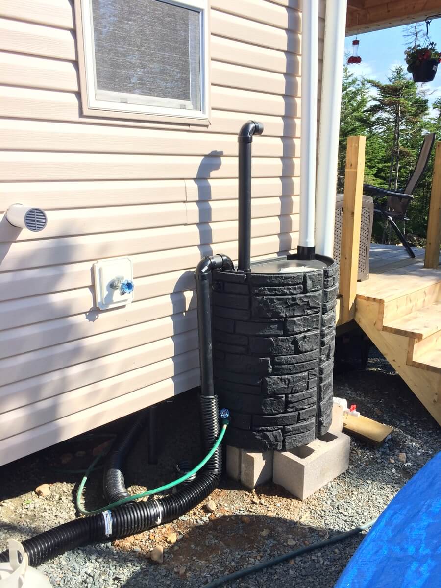 The Off Grid Cabin Rain Water Harvest First Flush 9