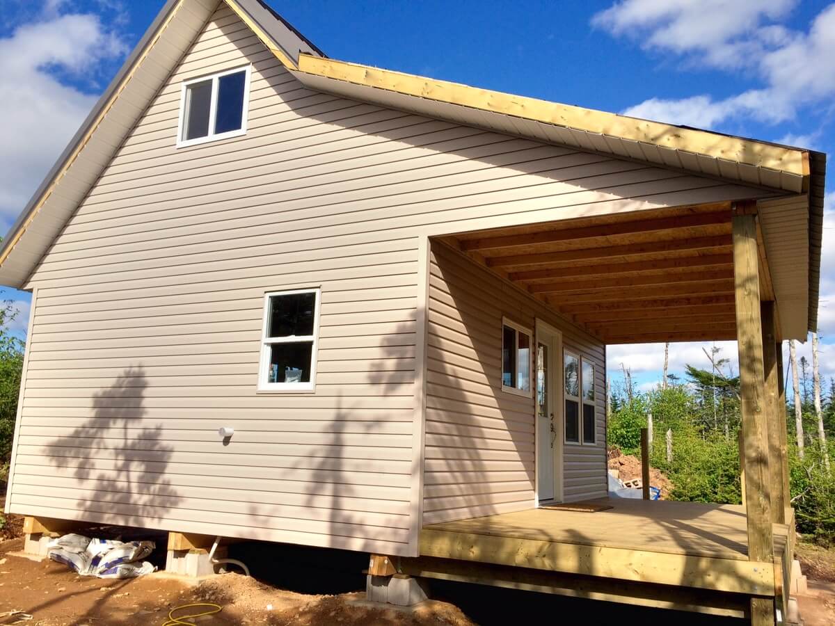 The Off Grid Cabin Plumbing off grid Separett toilet vent exterior