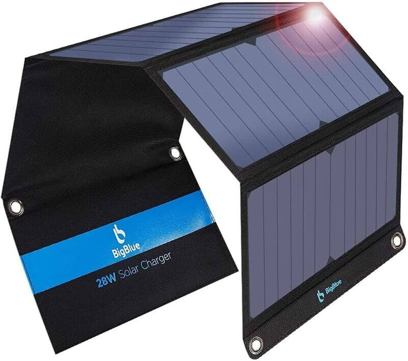BigBlue 3 USB Ports 28W Solar Charger