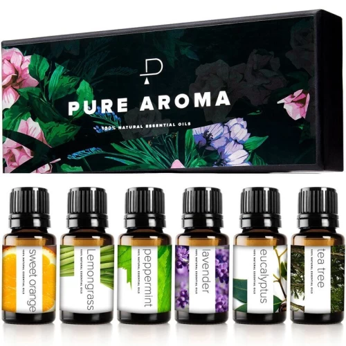 Essential Oils by PURE AROMA 100 Pure Oils kit