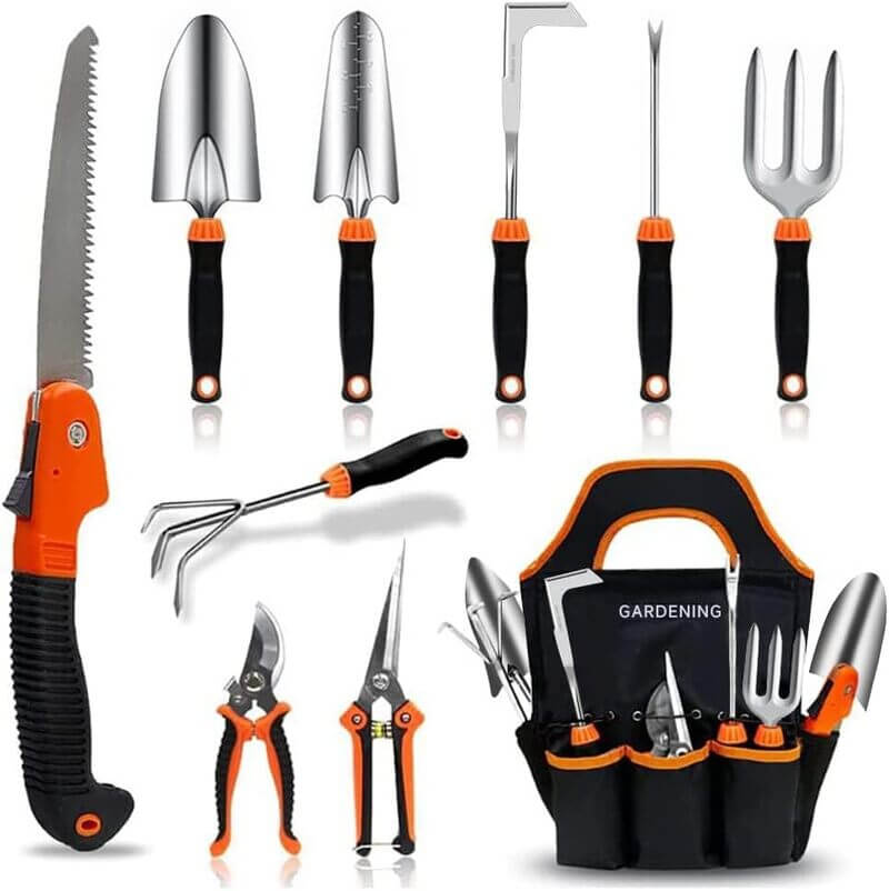 Garden Tool Set,10 PCS Stainless Steel