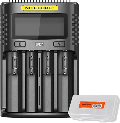 Nitecore UMS4 Intelligent USB Four Slot Quick Battery Charger