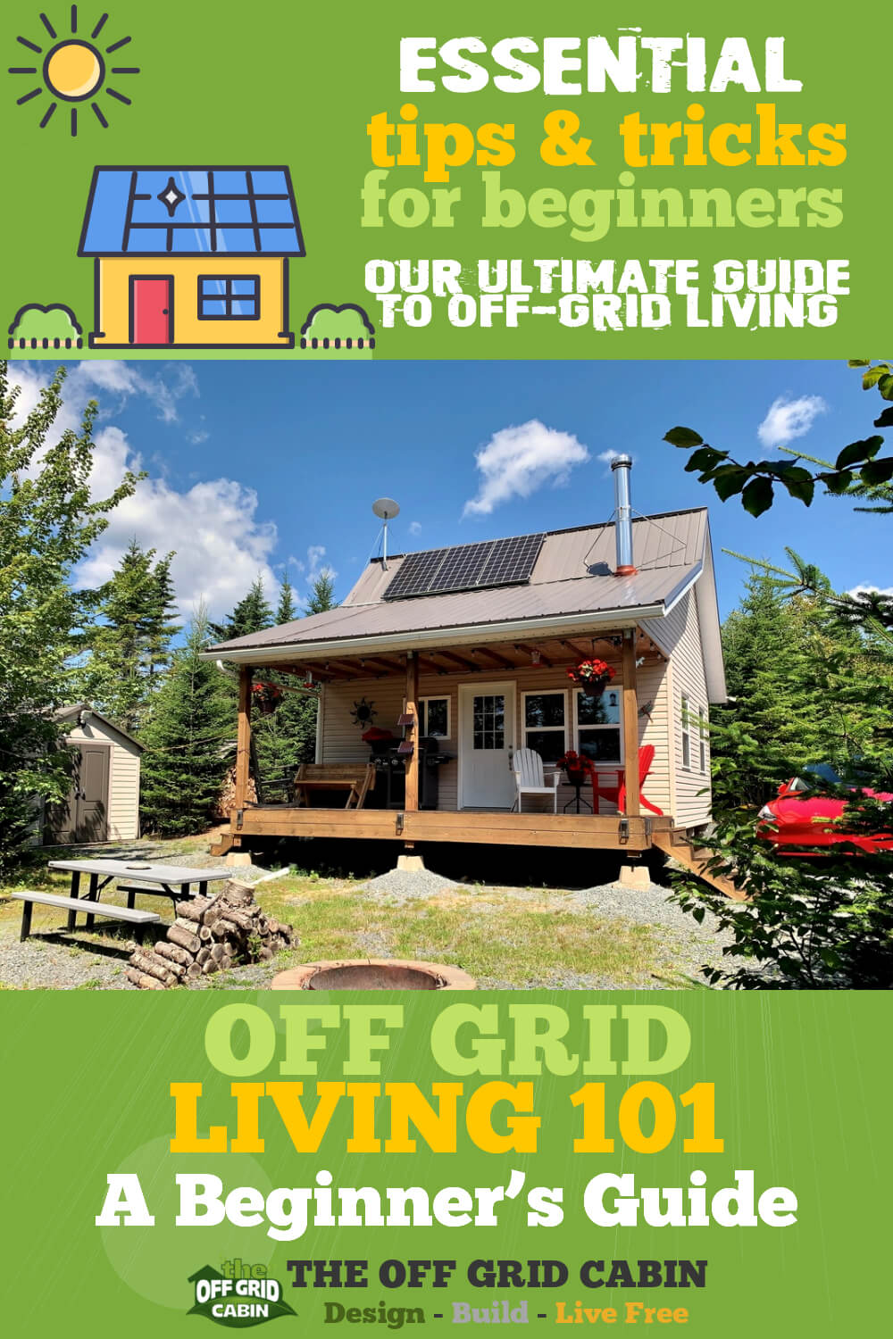 Off Grid Living A Beginners Guide Pin