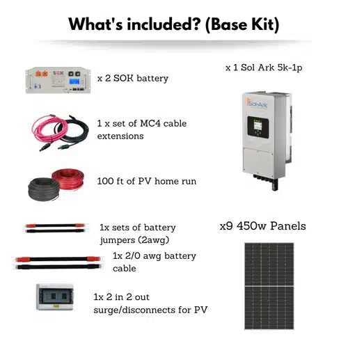 48v SolArk 5K-Solar Kit Base Kit