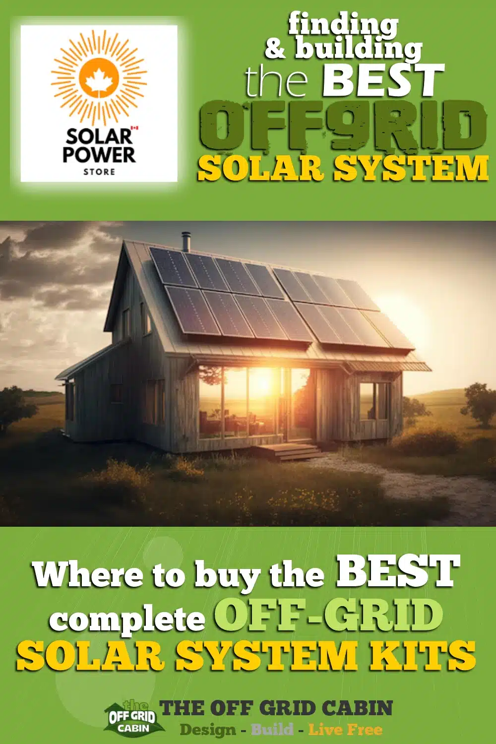 The Best Off Grid Solar System Solar Power Store Pin