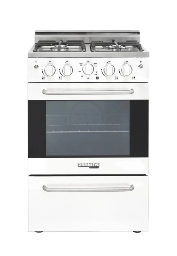 Unique Prestige 24 inch Stainless Convection Gas Range (Electric Ignition)