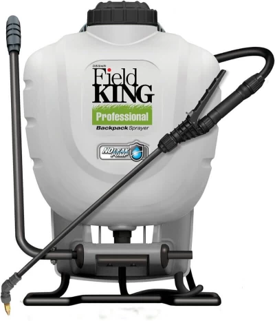 D.B. Smith Field King 4 gallon Backpack Sprayer used to clean off solar panels