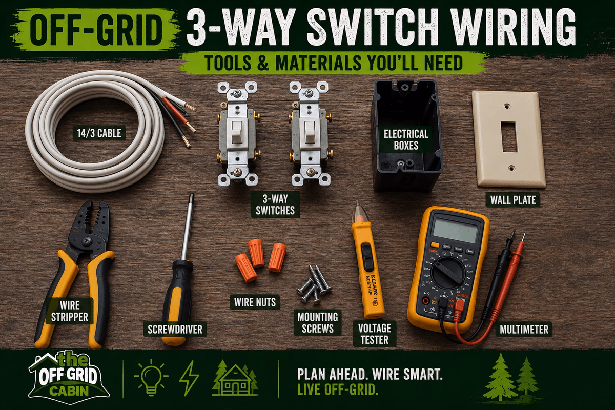 Electrical Tools required to install a 3-way light switch